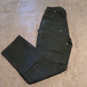 Black Carhartt work pants. 36x36 Loose Original Fit